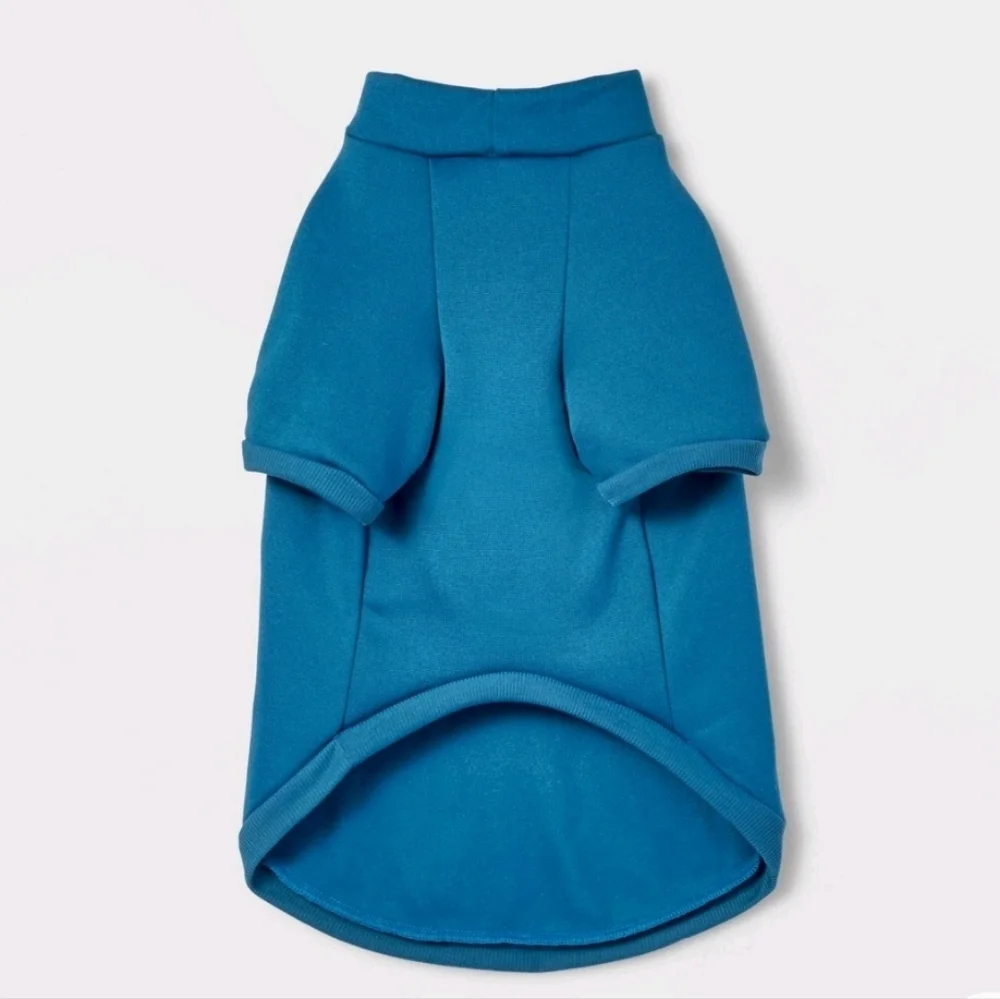 Blue Hydrant Inspector Dog Sweatshirt -M- Boots & Barkley